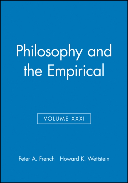 Philosophy and the Empirical, Volume XXXI, Paperback / softback Book
