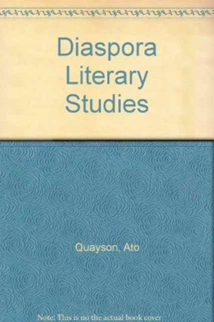 Diaspora Literary Studies, Hardback Book