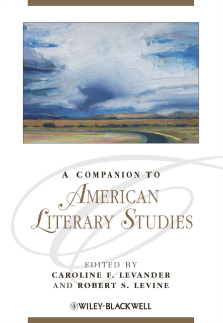 A Companion to American Literary Studies, Hardback Book