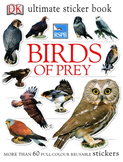 RSPB Birds of Prey Ultimate Sticker Book, Paperback Book