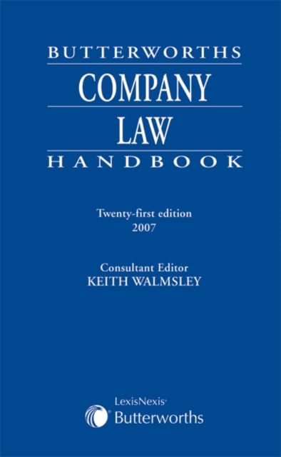 Butterworths Company Law Handbook, Paperback Book