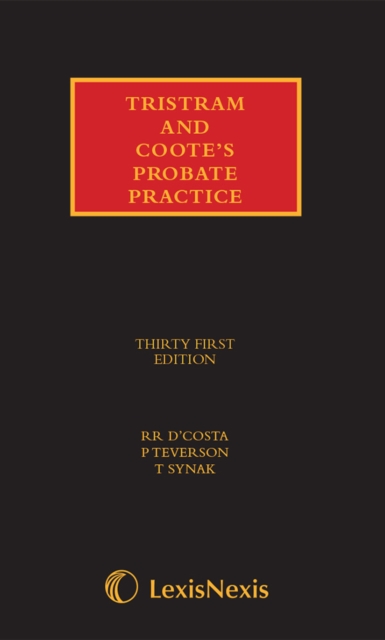 Tristram and Coote's Probate Practice, Mixed media product Book