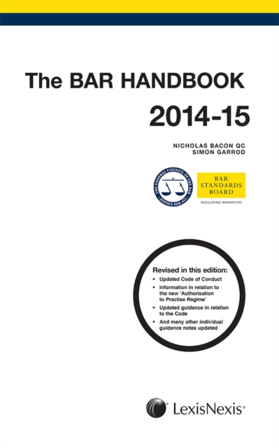 The Bar Handbook 2014-2015, Paperback Book