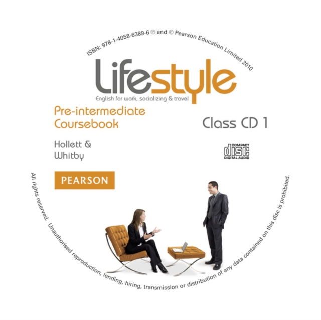 Lifestyle Pre-Intermediate Class CDs, CD-ROM Book