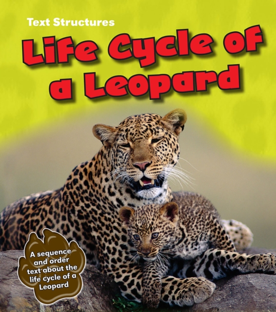 Life Cycle of a Leopard : A Sequence and Order Text, Hardback Book