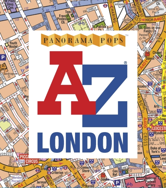 A-Z London: Panorama Pops, Hardback Book