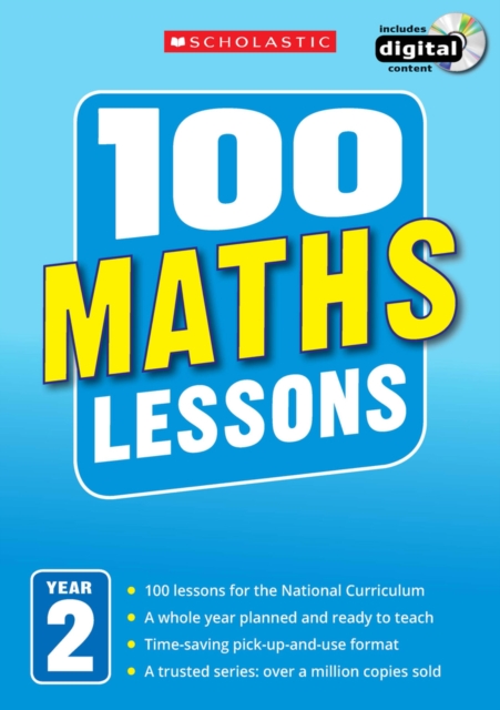 100 Maths Lessons: Year 2, Multiple-component retail product, part(s) enclose Book
