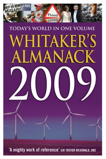 Whitaker's Almanack 2009, Hardback Book