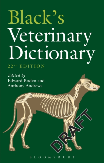 Black's Veterinary Dictionary, Hardback Book