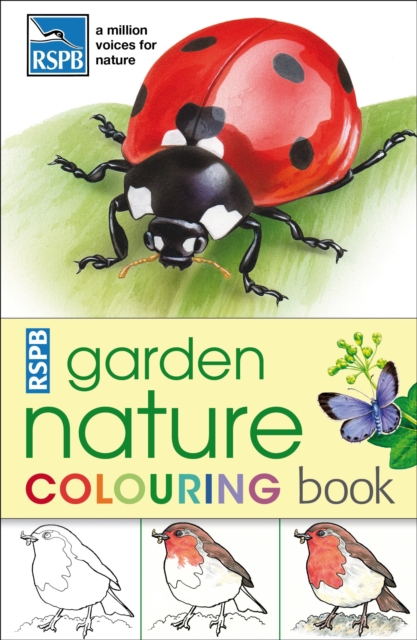 RSPB Garden Nature Colouring Book, Paperback / softback Book