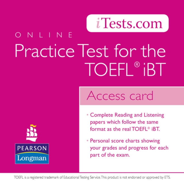 iTests - TOEFL iBT STUDENT ACCESS CODE JP, Undefined Book