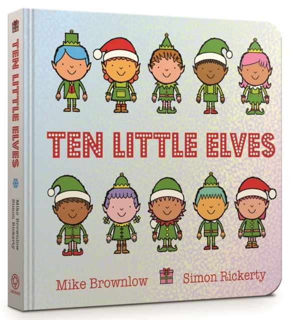 Ten Little Elves Board Book, Board book Book