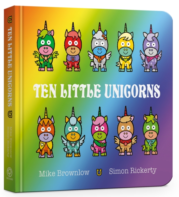 Ten Little Unicorns Board Book, Board book Book