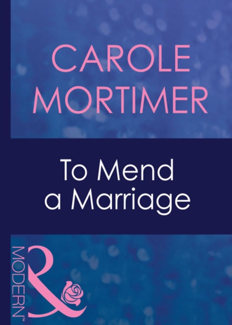 To Mend A Marriage, EPUB eBook