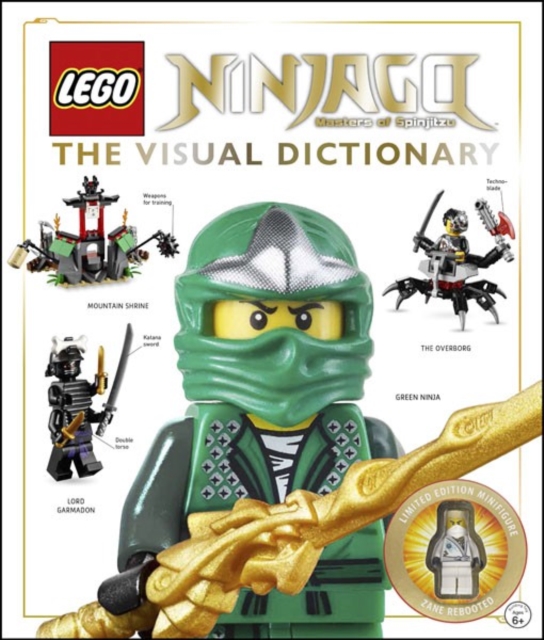 LEGO (R) Ninjago The Visual Dictionary : Includes Zane Rebooted Minifigure, Hardback Book