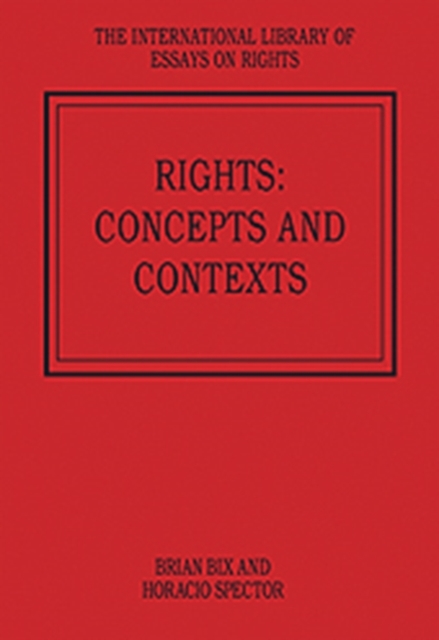 Rights: Concepts and Contexts, Hardback Book