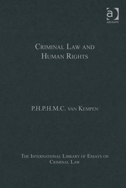 Criminal Law and Human Rights, Hardback Book