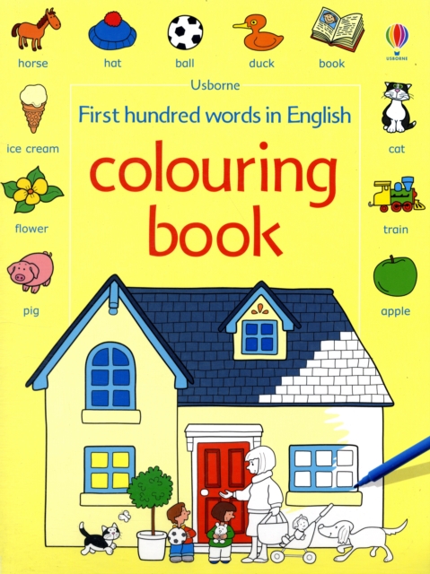 First 100 Words Colouring Book, Paperback Book