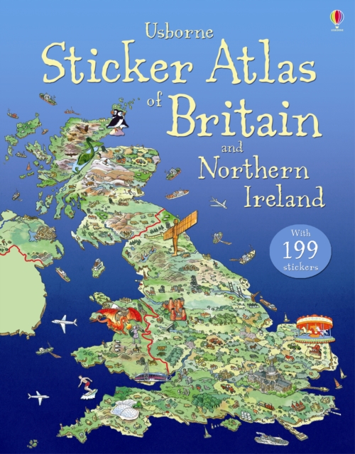 Sticker Atlas of Britain and Northern Ireland, Paperback / softback Book