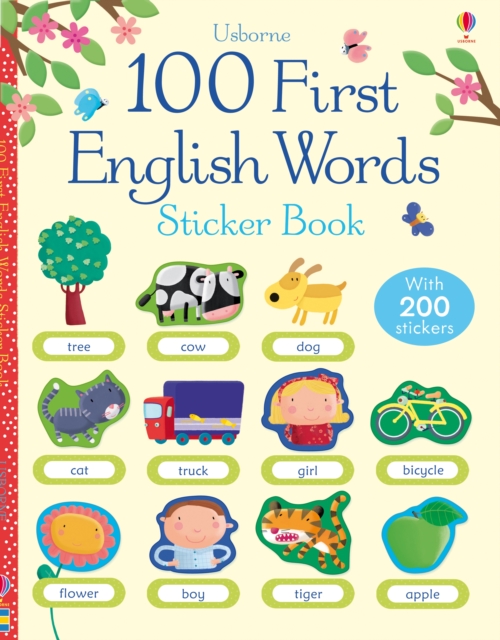 100 First English Words Sticker Book, Paperback / softback Book