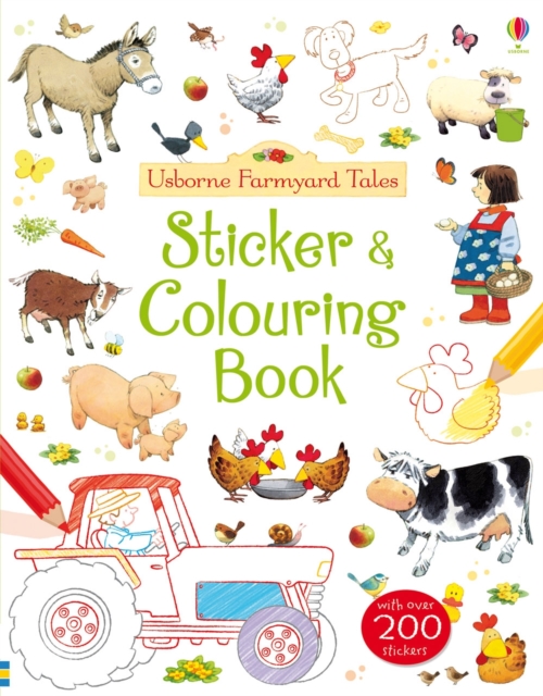 Farmyard Tales Colouring and Sticker Book, Paperback / softback Book