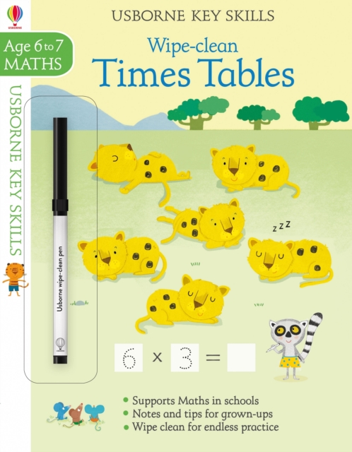 Wipe-clean Times Tables 6-7, Paperback / softback Book