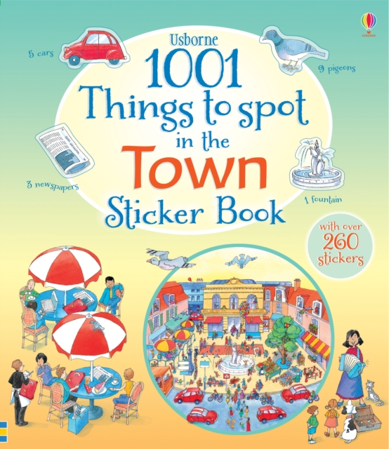 1001 Things to Spot in the Town Sticker Book, Paperback / softback Book