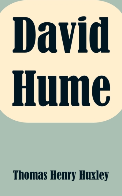 David Hume, Paperback / softback Book