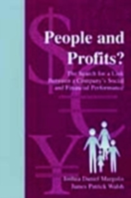 People and Profits? : The Search for A Link Between A Company's Social and Financial Performance, PDF eBook