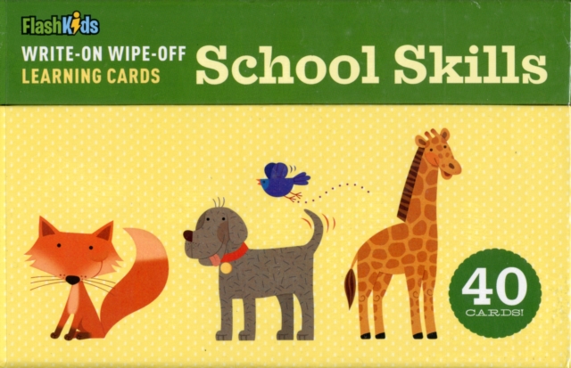 Write-On Wipe-Off Learning Cards: School Skills, Cards Book
