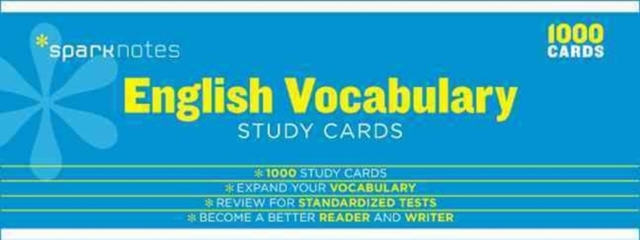 English Vocabulary SparkNotes Study Cards, Cards Book
