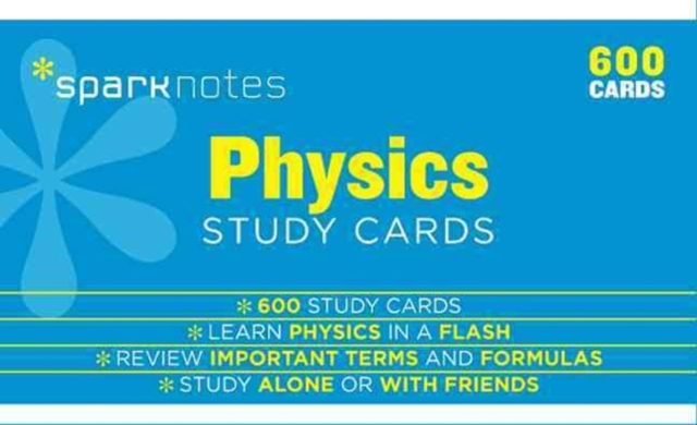 Physics SparkNotes Study Cards : Volume 16, Cards Book