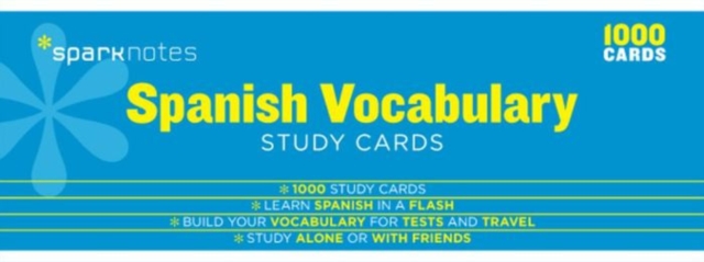 Spanish Vocabulary SparkNotes Study Cards, Cards Book