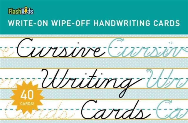 Cursive Writing Cards : Learning Cards, Cards Book