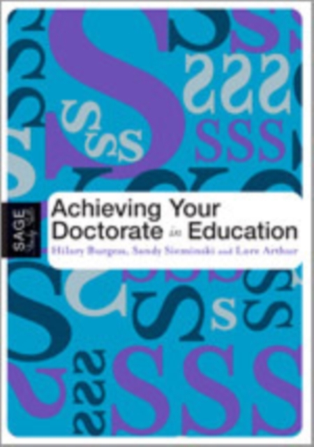 Achieving Your Doctorate in Education, Hardback Book