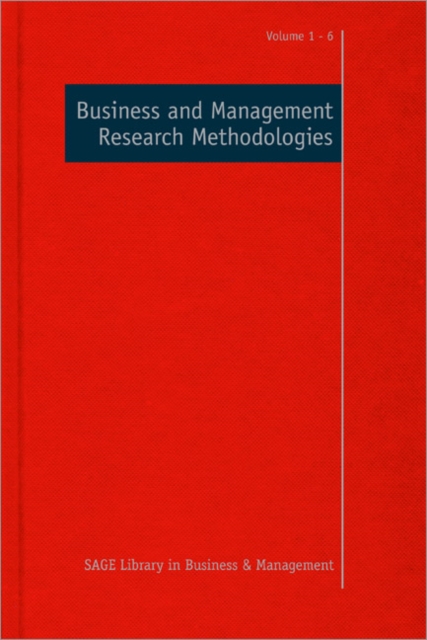 Business and Management Research Methodologies, Multiple-component retail product Book