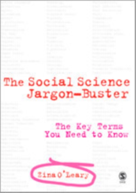 The Social Science Jargon Buster : The Key Terms You Need to Know, Hardback Book