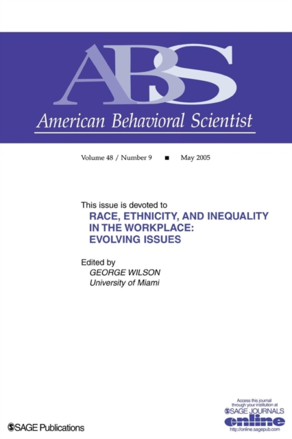 Race, Ethnicity, and Inequality in the Workplace : Evolving Issues, Paperback / softback Book
