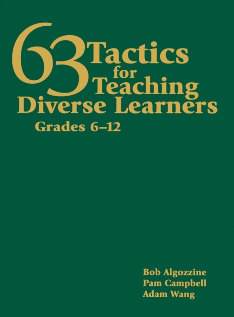63 Tactics for Teaching Diverse Learners, Grades 6-12, Hardback Book
