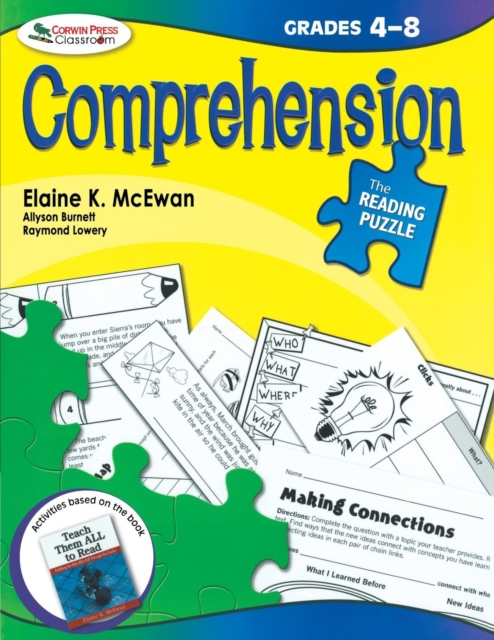 The Reading Puzzle: Comprehension, Grades 4-8, Paperback / softback Book