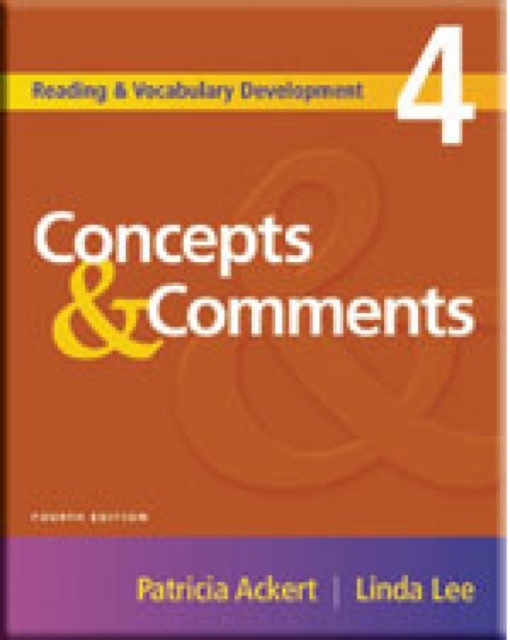 Reading and Vocabulary Development 4: Concepts & Comments, Paperback / softback Book