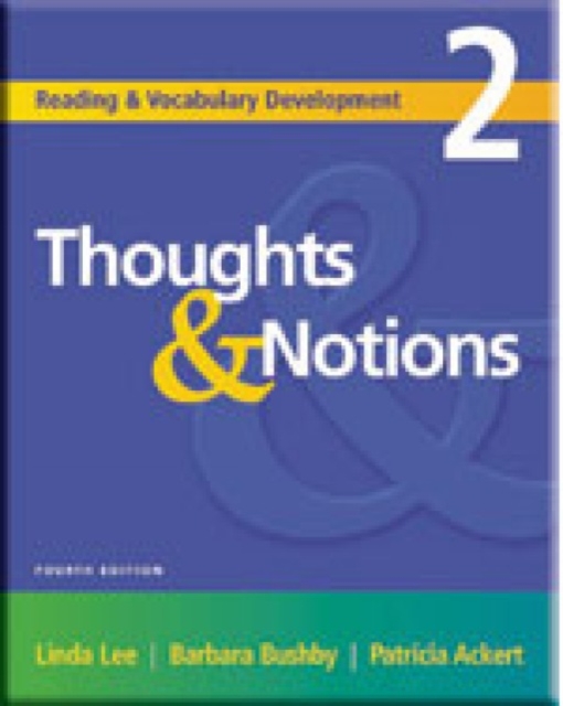 Reading and Vocabulary Development 2: Thoughts & Notions, Paperback / softback Book