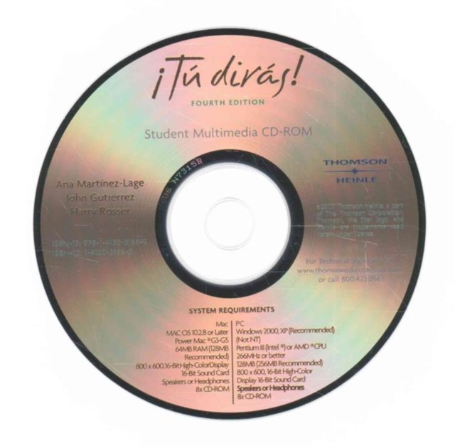 Student Interactive CD-ROM for Tu Dirï¿½s!, 4th, Other digital Book