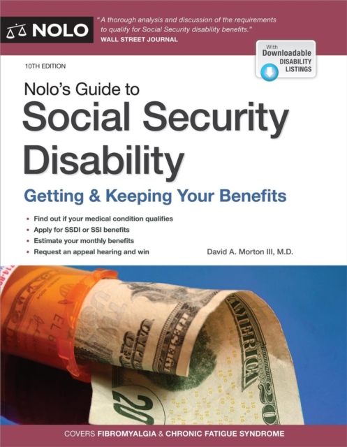 Nolo's Guide to Social Security Disability : Getting & Keeping Your Benefits, Paperback / softback Book