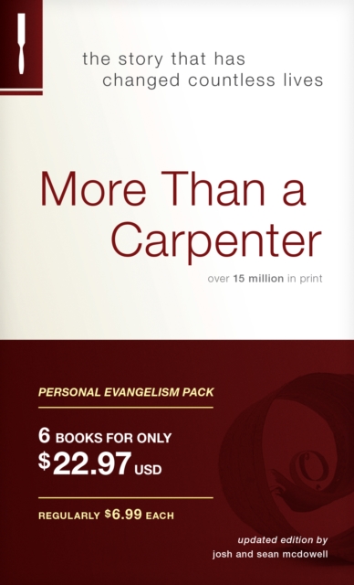 More Than a Carpenter Personal Evangelism 6-pack, Paperback Book