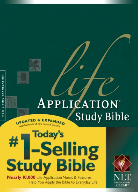NLT Life Application Study Bible Indexed, Hardback Book