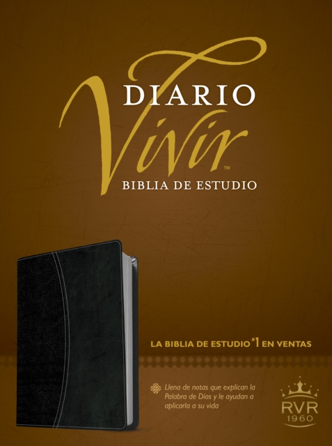 Biblia de estudio Diario vivir RVR60, DuoTono, Leather / fine binding Book