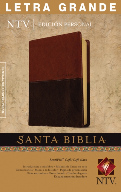 Santa Biblia NTV, Edicion personal, letra grande, Leather / fine binding Book