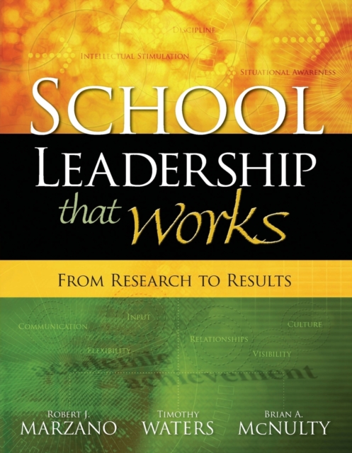 School Leadership That Works : From Research to Results, Paperback / softback Book