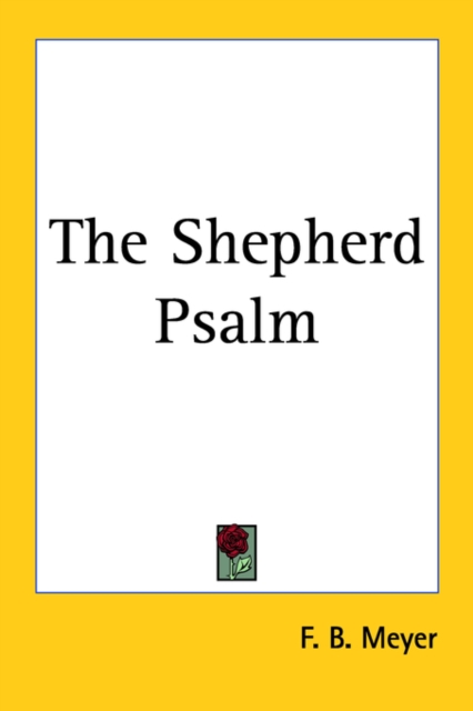 The Shepherd Psalm, Paperback Book